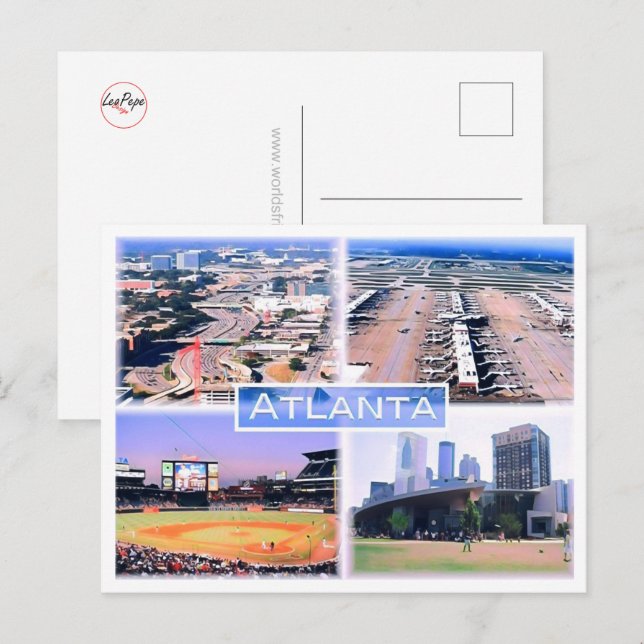 Carte Postale Atlanta - Mosaic - Usa - (Devant / Derrière)