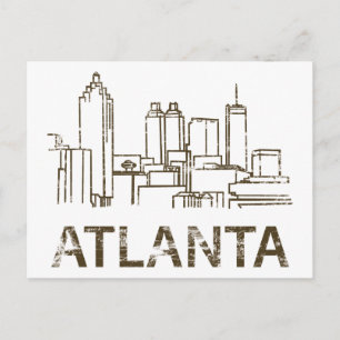 Carte Postale Atlanta vintage