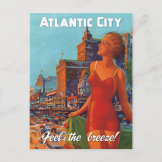 Carte Postale Atlantic City