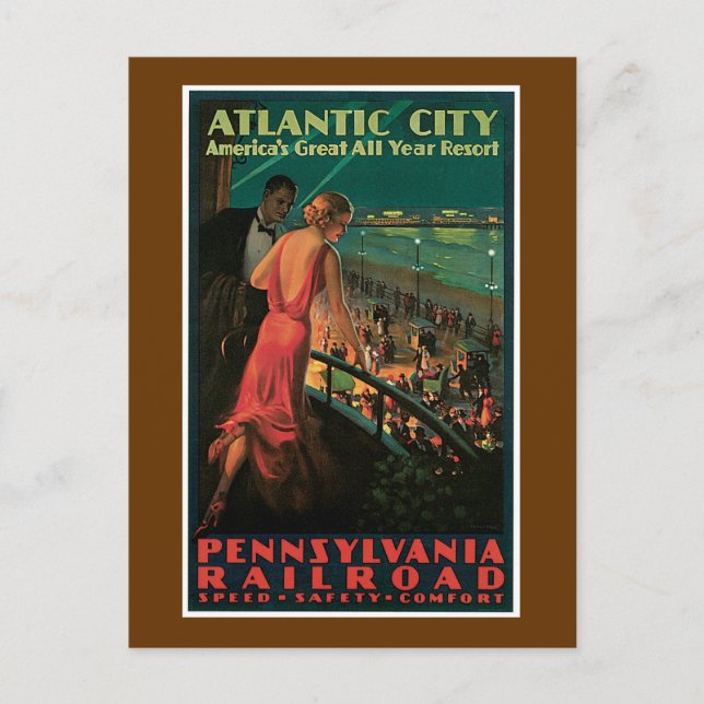 Carte Postale Atlantic City ~ All Year Resort (Devant)