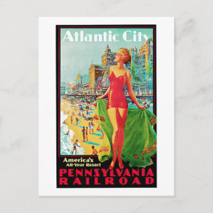 Carte Postale Atlantic City ~ America's All Year Playground