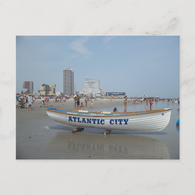 Carte postale Atlantic City Beach (Devant)