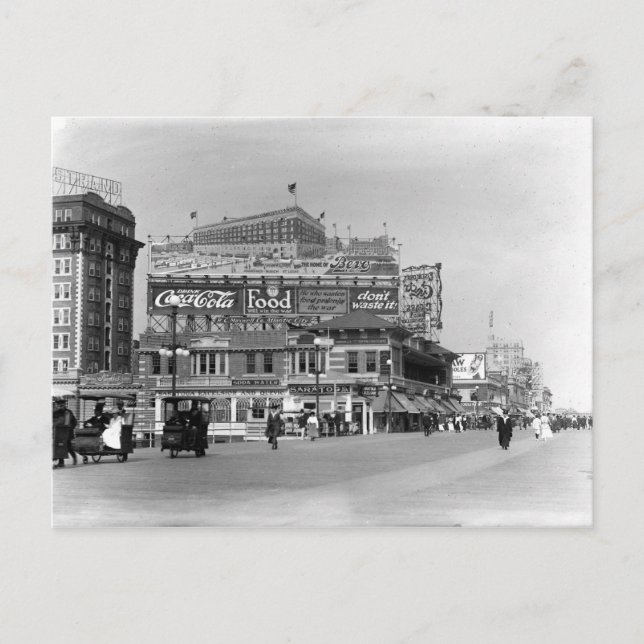 Carte Postale Atlantic City, New Jersey, Vintage (Devant)