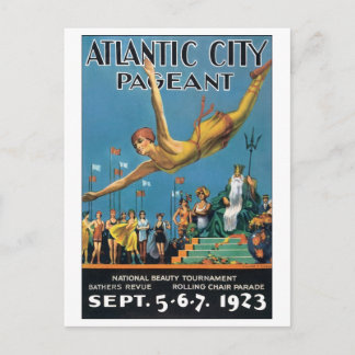 Carte Postale Atlantic City Pageant, 1923