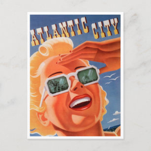 Carte Postale Atlantic City, Pennsylvania Vintage voyage