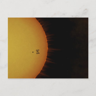 Carte Postale Atlantis Amarre À L'ISS