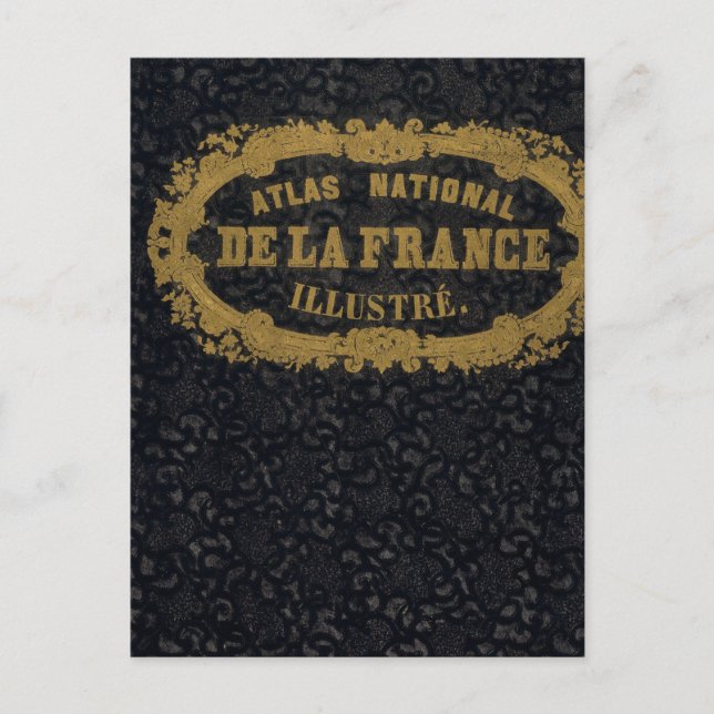 Carte Postale Atlas National De France (Devant)