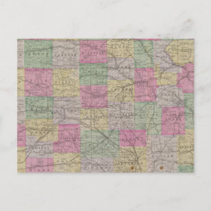 Carte Postale Atlas officiel topographique du Kansas