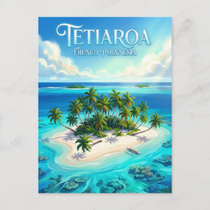 Carte Postale Atoll Tetiaroa Polynésie française