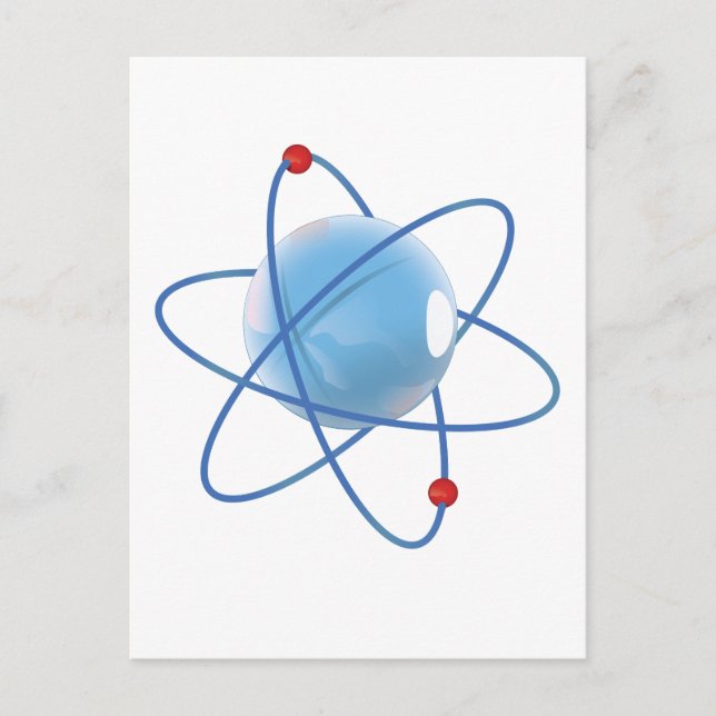 Carte Postale Atome (Devant)