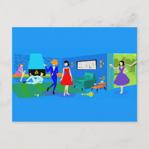 Carte Postale Atomic Palm Springs Cocktail Party