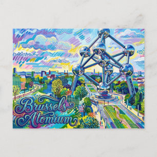 Carte Postale Atomium Belgique