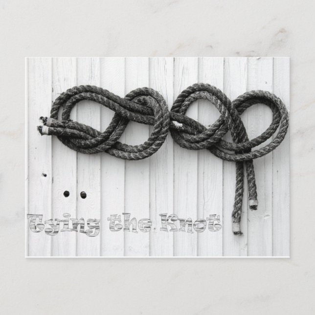 Carte Postale Attacher le noeud (Devant)