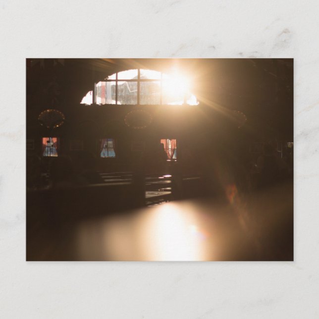 CARTE POSTALE ATTACHEZ L'AUTOMNE DE LA HAYE AU SOLEIL DU SOIR (Devant)