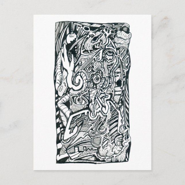 Carte Postale Attaque anxieuse de Brian Benson (Devant)