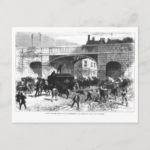 Carte Postale Attaque contre la fourgonnette de prison de Manche