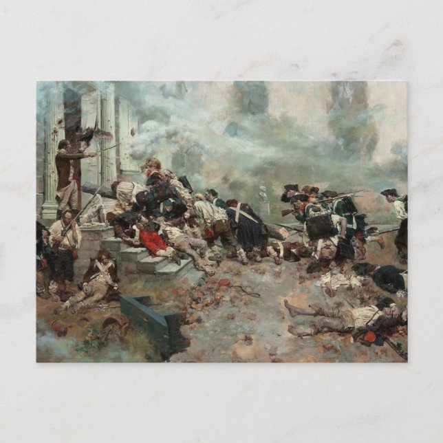 Carte Postale Attaque de la maison Chew (bataille de Germantown) (Devant)