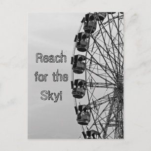 Carte Postale Atteignez le ciel, grande roue