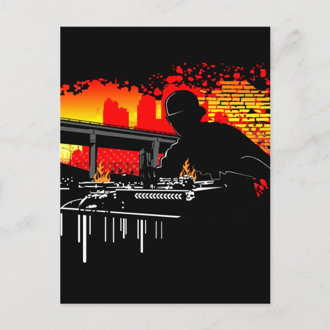 Carte Postale Atteintes à l'effraction (Devant)