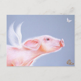 Carte Postale Attendez-moi !