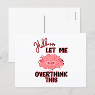 Carte Postale Attends, Laisse-moi Reconsidérer Cela