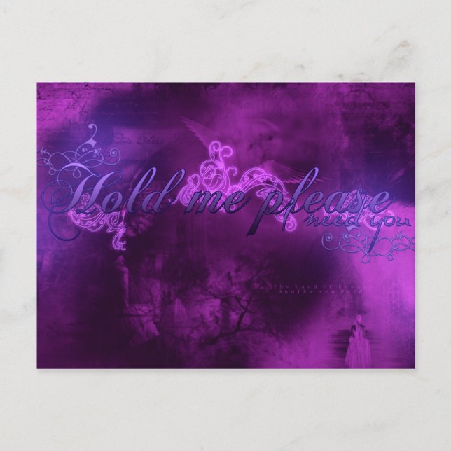 Carte Postale Attends-moi, s'il te faut (Devant)