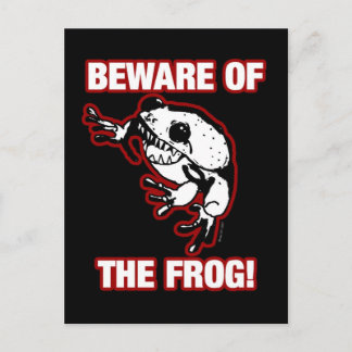 CARTE POSTALE ATTENTION AU FROG