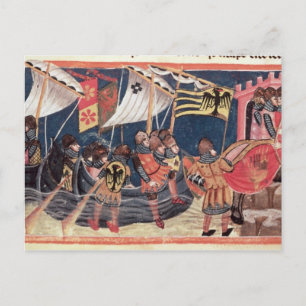 Carte Postale Atterrissage de Julius César en Angleterre