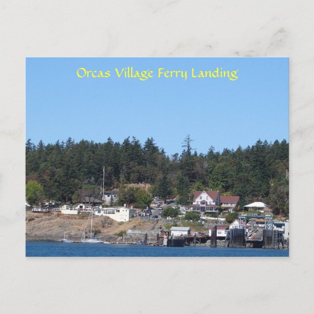 Carte Postale Atterrissage des ferries du village des Orcas (Devant)