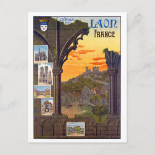 Carte Postale Attractions de Laon, France