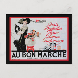 Carte Postale Au Bon Marche