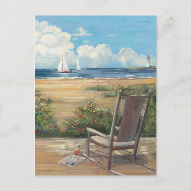 Carte Postale Au bord de la mer (Devant)