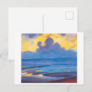 Carte Postale Au bord de la mer   Piet Mondrian  