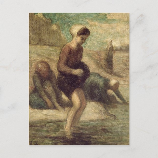 Carte Postale Au bord de l'eau, vers 1849-53 (Devant)