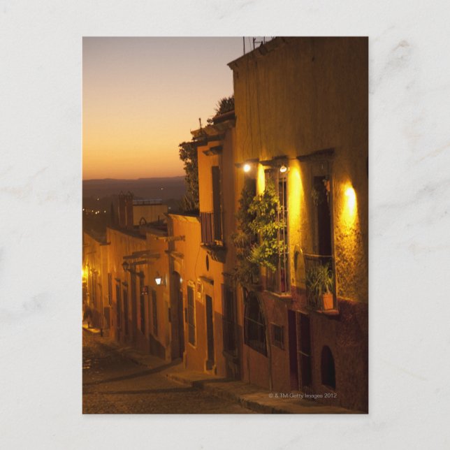 Carte Postale Au coucher du soleil. (Devant)