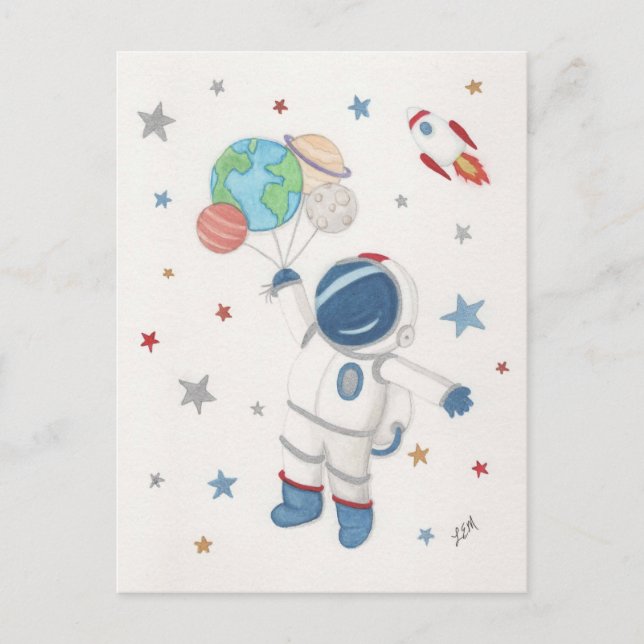 Carte Postale Au-delà des étoiles (Devant)