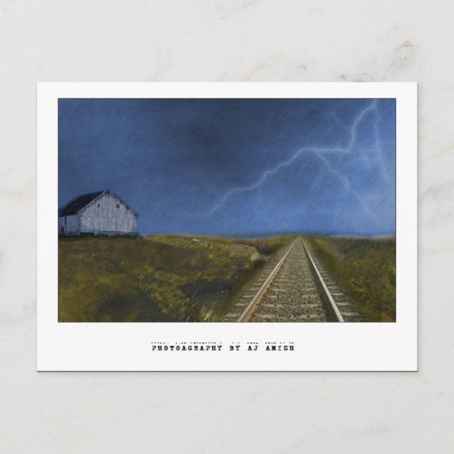 Carte Postale Au dernier adieu - (Devant)