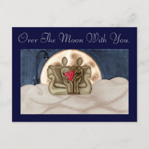 Carte Postale Au-dessus de la lune