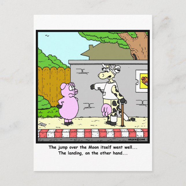 Carte Postale Au-dessus de la lune (Devant)