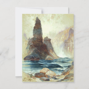 Carte Postale Au-dessus de Tower Falls, Moran, 1872
