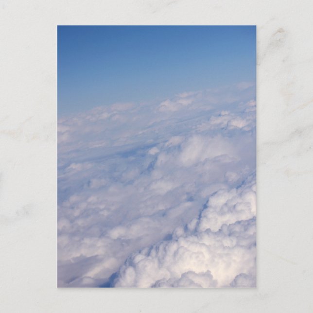 Carte Postale au-dessus des nuages (Devant)