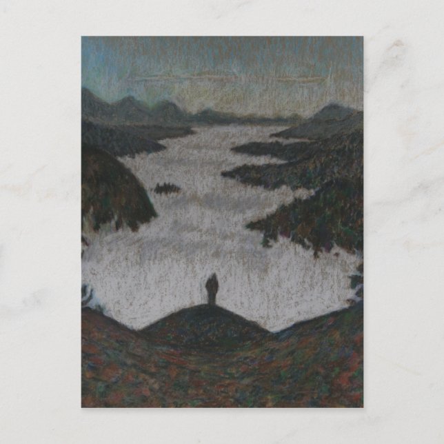 Carte Postale Au-dessus du brouillard (Devant)