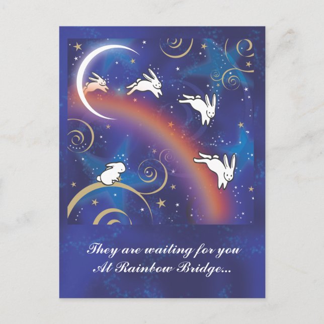 CARTE POSTALE AU-DESSUS DU PONT EN COURSE (Devant)