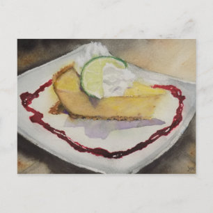 Carte postale au gâteau au fromage