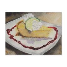 Carte postale au gâteau au fromage