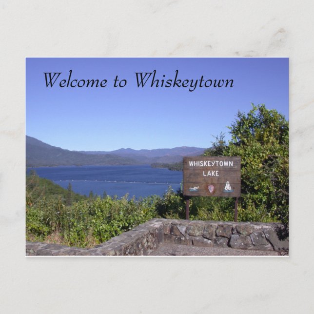 Carte Postale Au lac Whiskeytown (Devant)