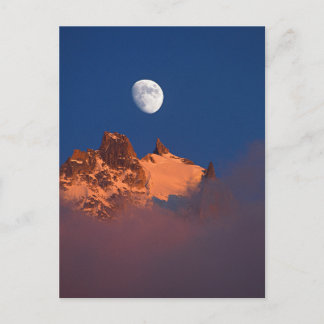 Carte Postale Au lever du soleil | Aiguille du Plan Chamonix, Fr