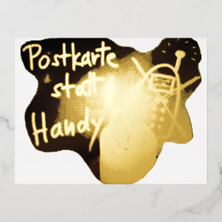 CARTE POSTALE au lieu de TÉLÉPHONE MOBILE - Carte 