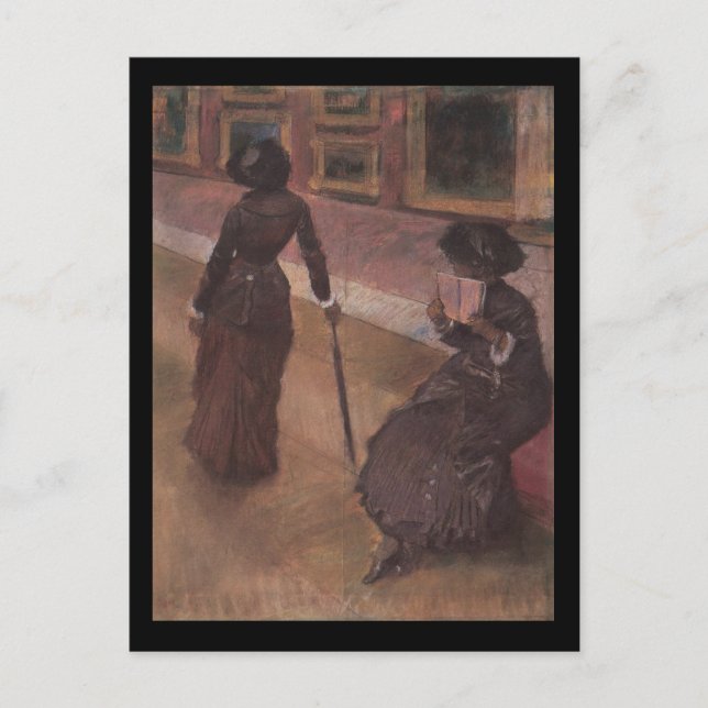 Carte Postale Au Louvre (Devant)
