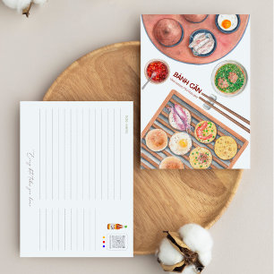 Carte postale au mini riz vietnamien - BANH CAN